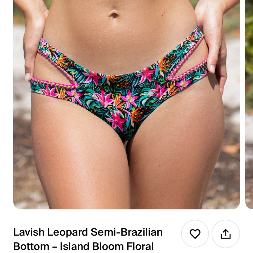 Floral Bikini Bottom